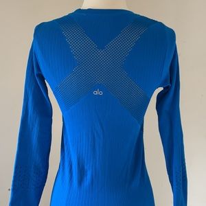 All Yoga long sleeve top/blue (M)